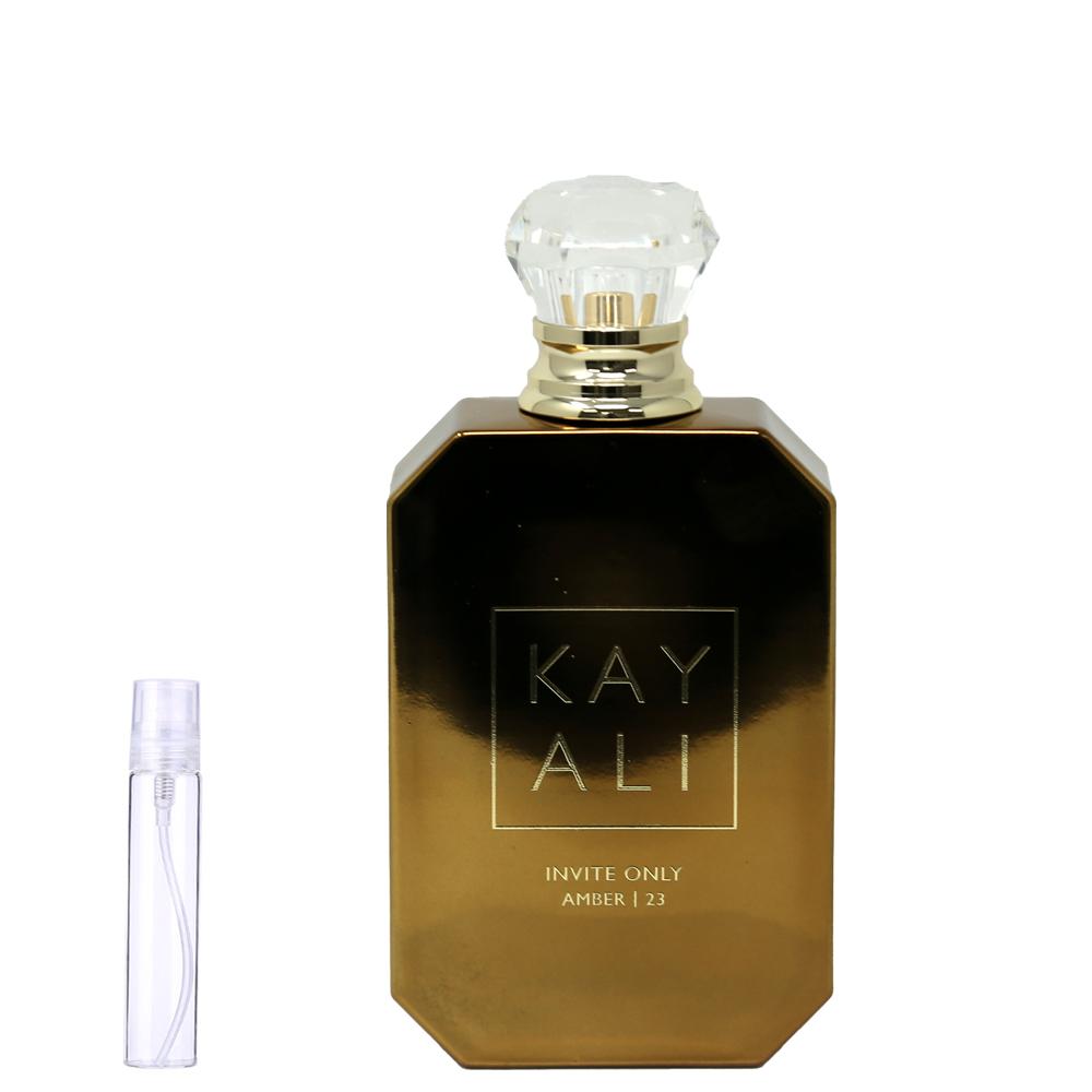 Invite Only Amber 23 Intense by Kayali Fragrance Samples | DecantX