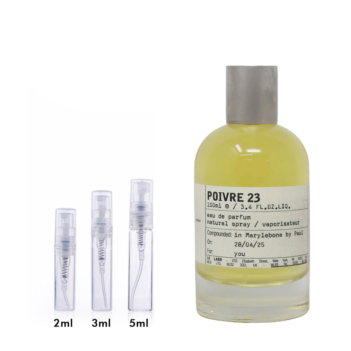 Poivre 23 London by Le Labo Fragrance Samples | DecantX | Scent