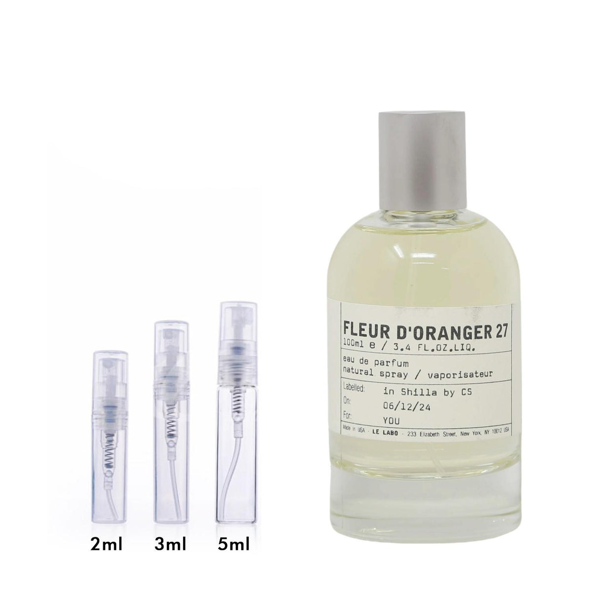 Fleur d'Oranger 27 by Le Labo Fragrance Samples | DecantX | Scent