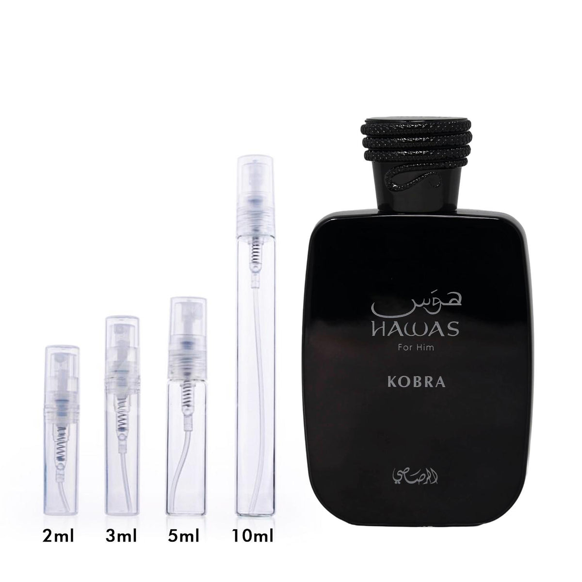Hawas Kobra by RASASI Fragrance Samples | DecantX | Scent Sampler