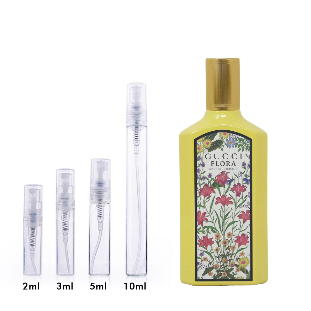 Flora Gorgeous Orchid by Gucci Fragrance Samples | DecantX | Scent