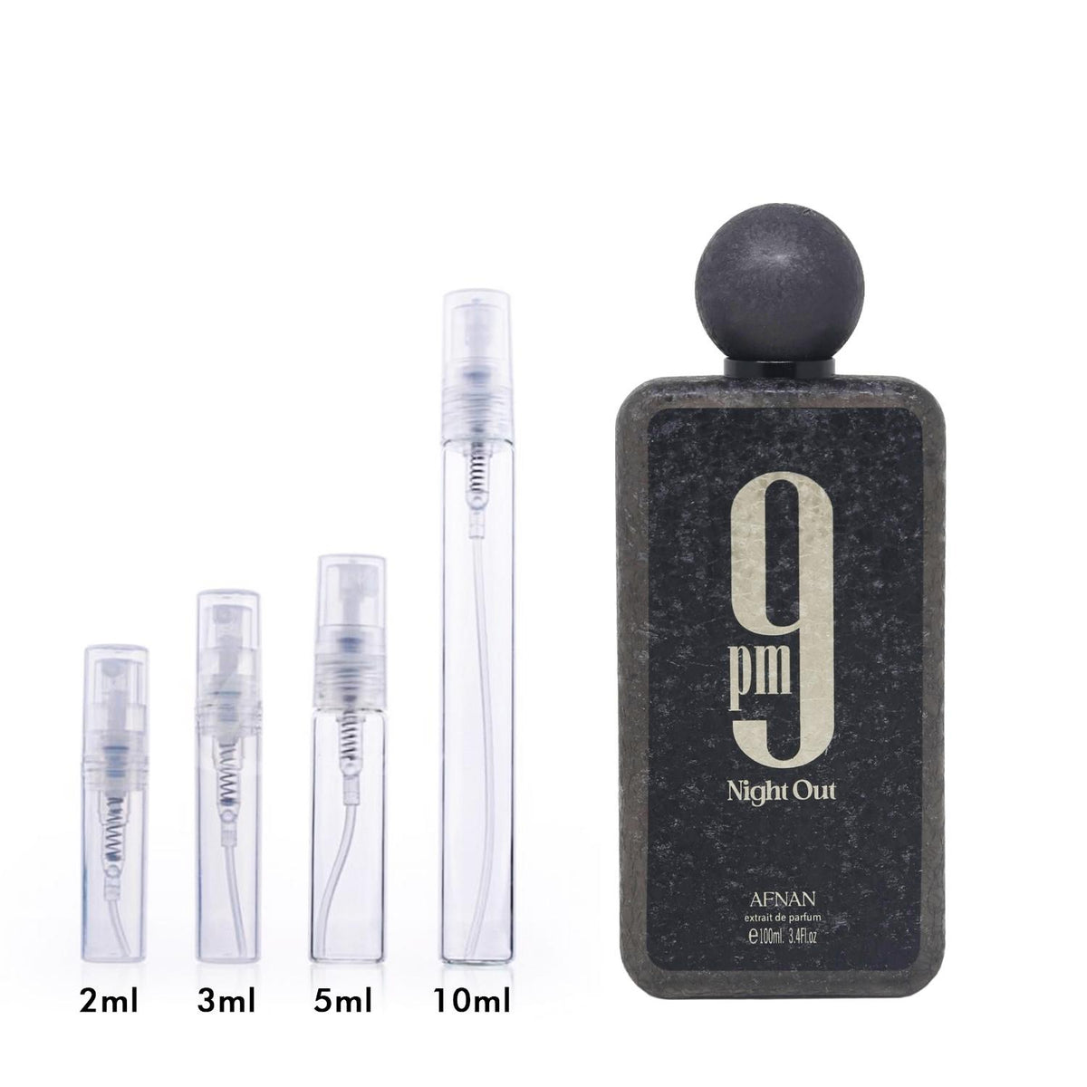 9 PM Night Out by Afnan Fragrance Samples | DecantX | Scent