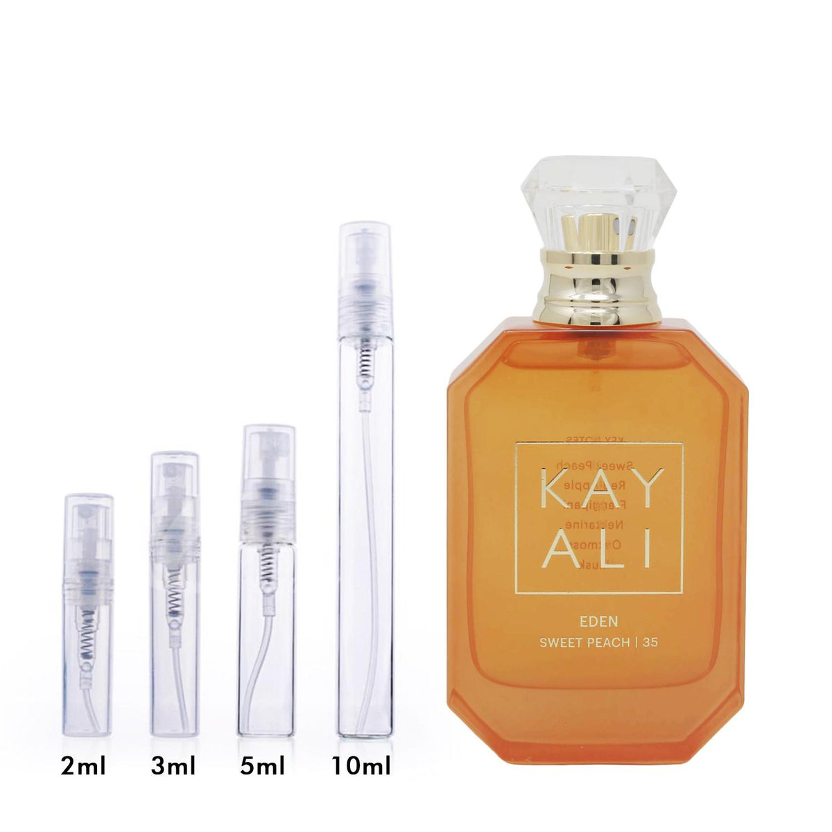 Eden Sweet Peach 35 Eau de Parfum by Kayali Fragrance Samples