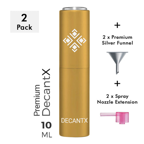 DecantX 10ml Premium Spray Atomizer - Light Blue