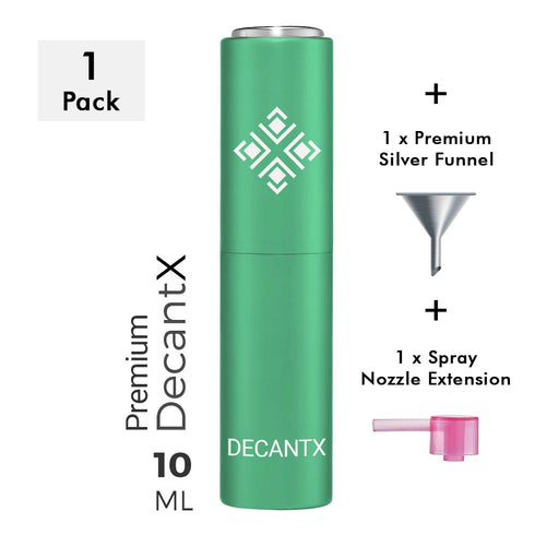 DecantX 10ml Premium Spray Atomizer - Light Blue