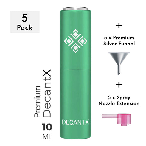 DecantX 10ml Premium Spray Atomizer - Light Blue