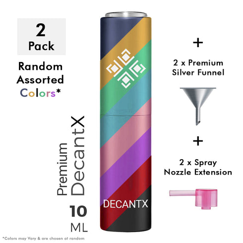 DecantX 10ml Premium Spray Atomizer - Light Blue