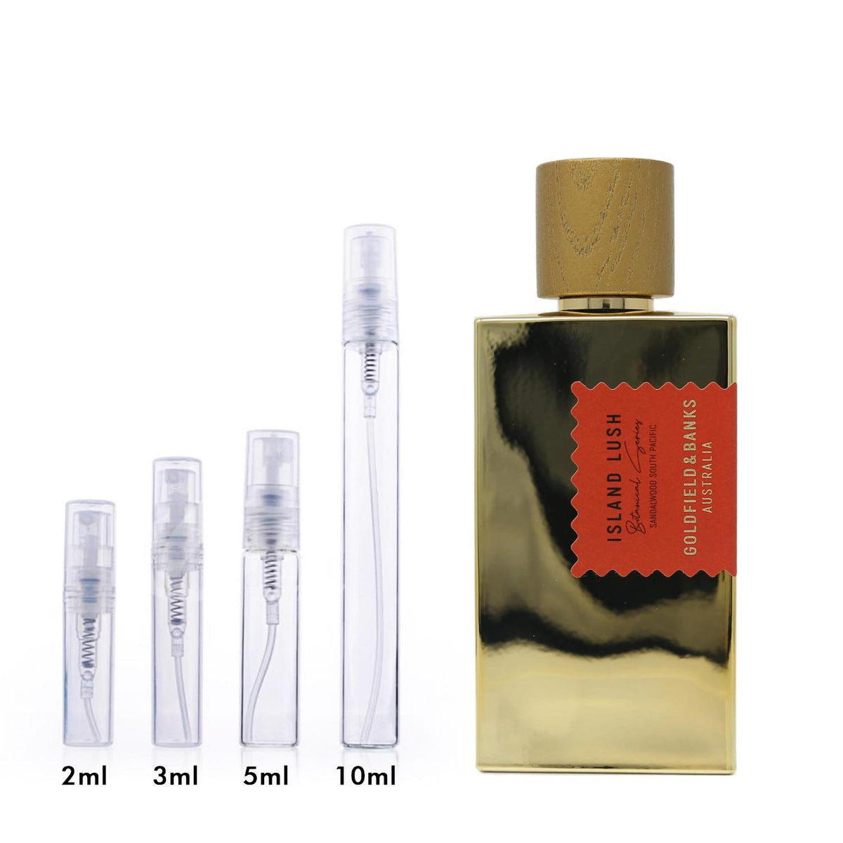 Island Lush by Goldfield & Banks Fragrance Samples DecantX Parfum Scent Sampler and Travel