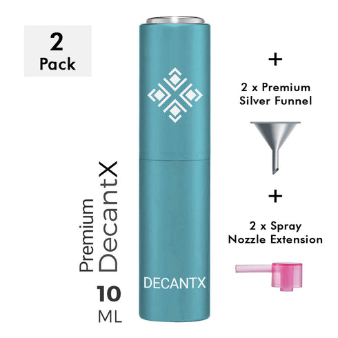 DecantX 10ml Premium Spray Atomizer - Light Blue