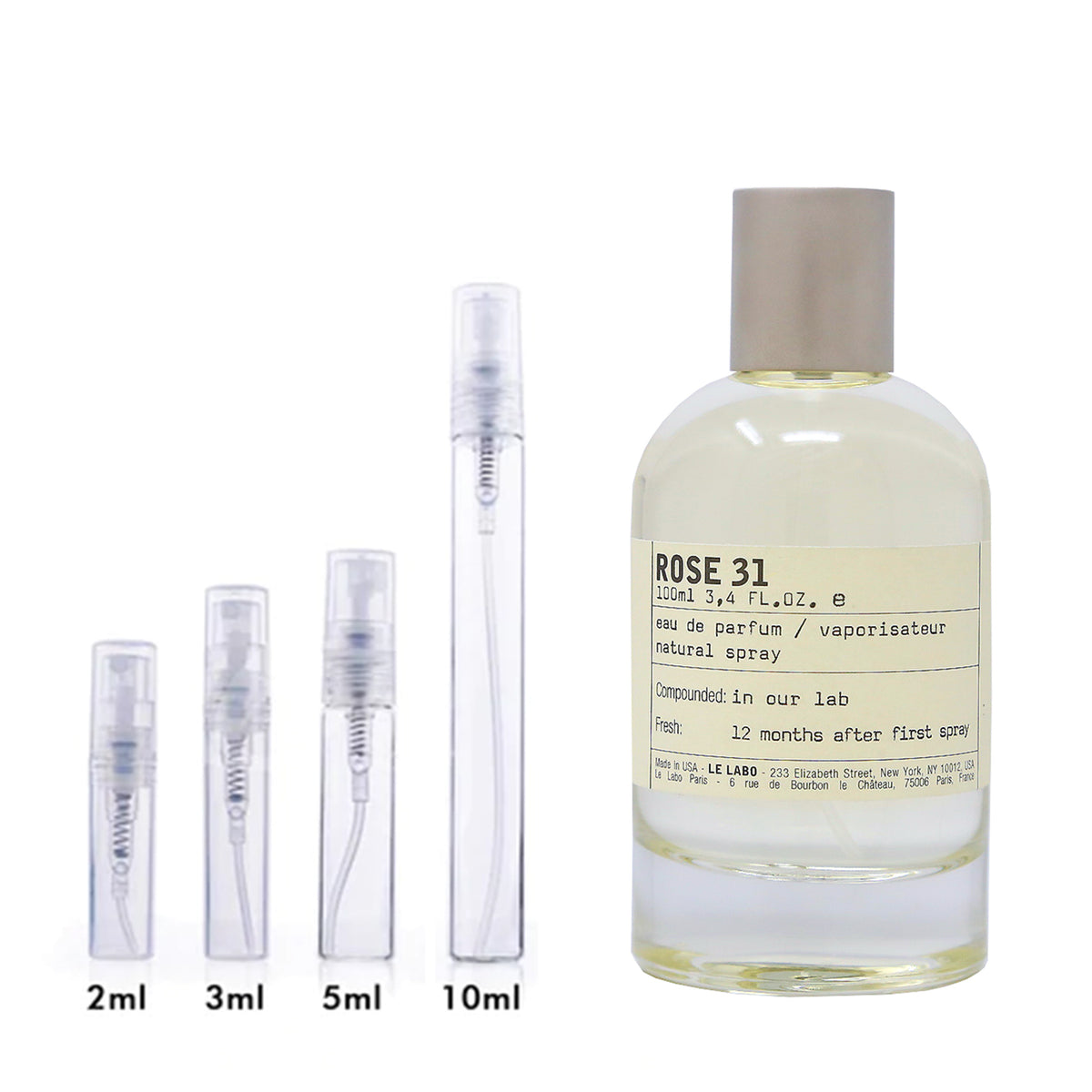 Rose 31 by Le Labo Fragrance Samples | DecantX | Eau de Parfum