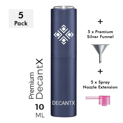 DecantX 10ml Premium Spray Atomizer - Light Blue