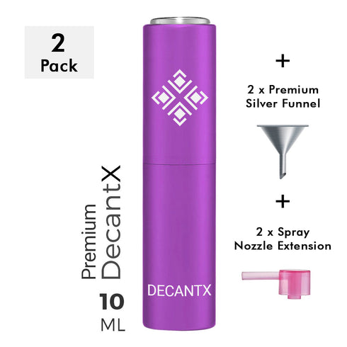 DecantX 10ml Premium Spray Atomizer - Light Blue