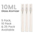 DIY 10ml Eco Atomizers - Glass Decant Atomizer Set