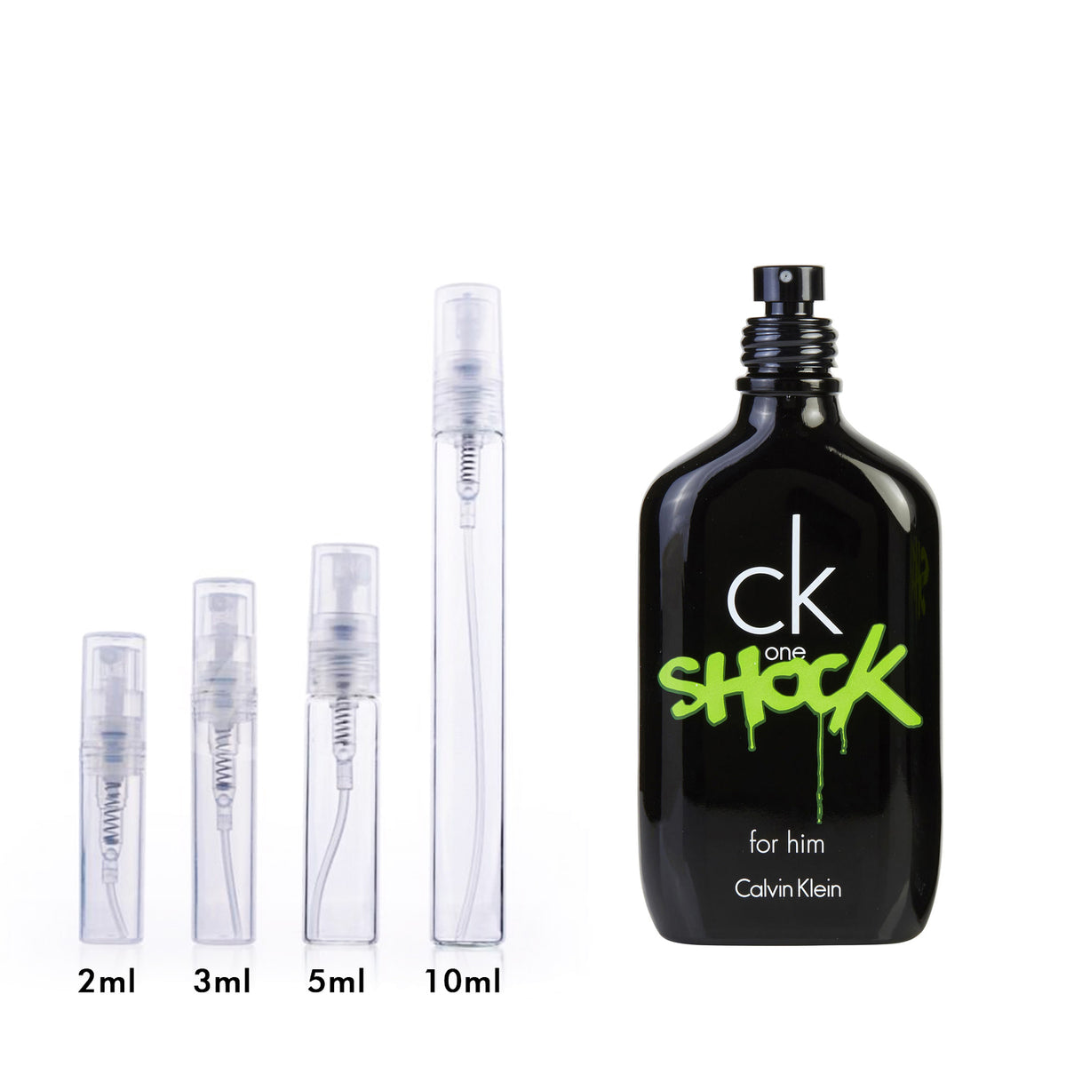 Calvin Atomizer by DecantX Size Toilette Perfume One Sampler Samples Shock Scent For Travel Fragrance de | Eau Ck and Klein | Him