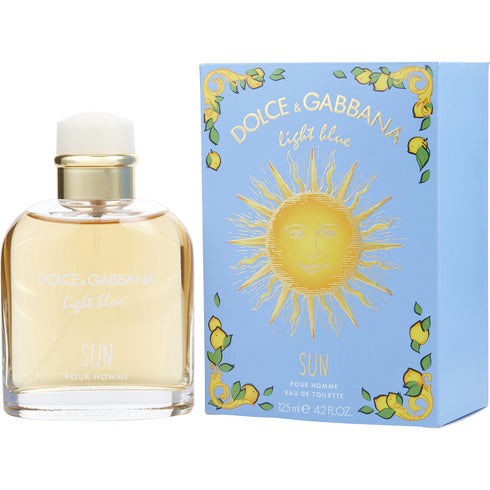 Dolce&Gabbana Light Blue Sun Pour Homme Eau de Toilette for Men - Box Item