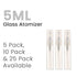 DIY 5ml Eco Atomizers - Glass Decant Atomizer Set