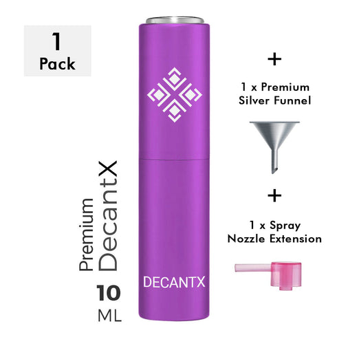 DecantX 10ml Premium Spray Atomizer - Light Blue