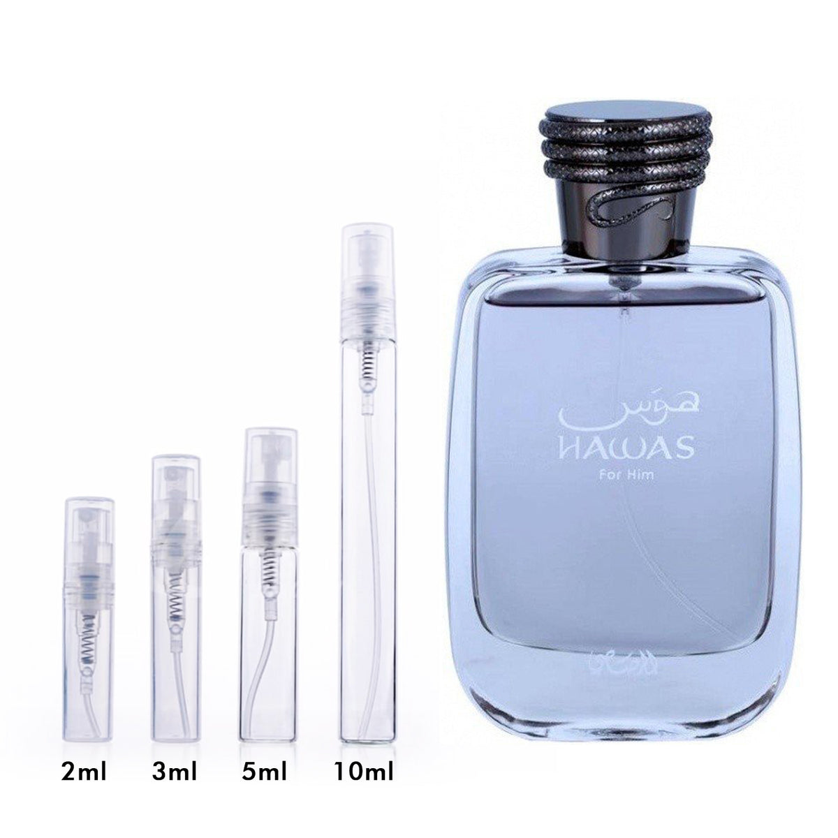 Hawas For Him by Rasasi Fragrance Samples, DecantX