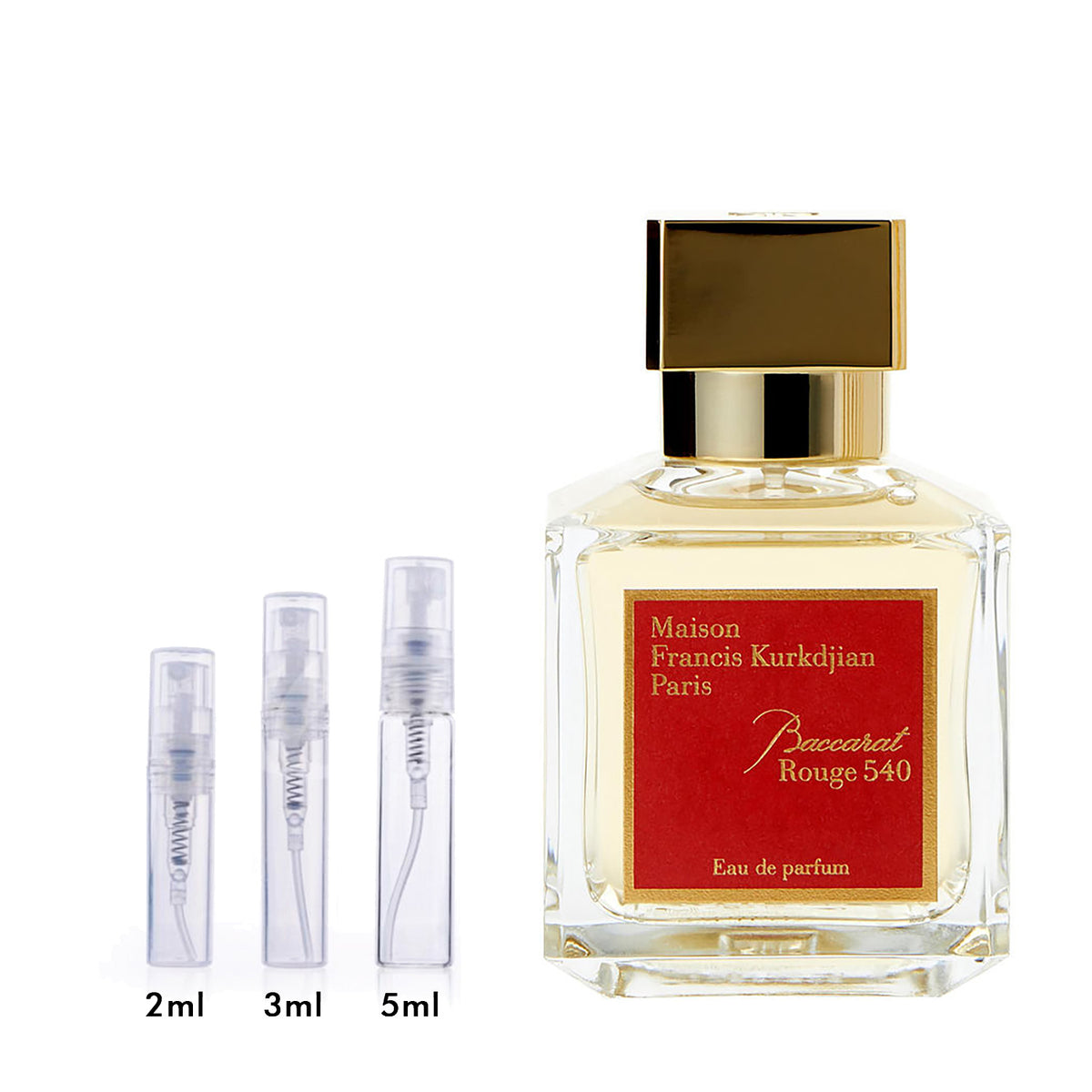 Baccarat Rouge 540 Perfume Travel Size Pack of 2 - 12ml 