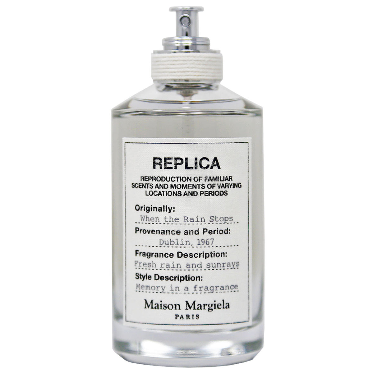 Replica When The Rain Stops by Maison Margiela Fragrance Samples ...