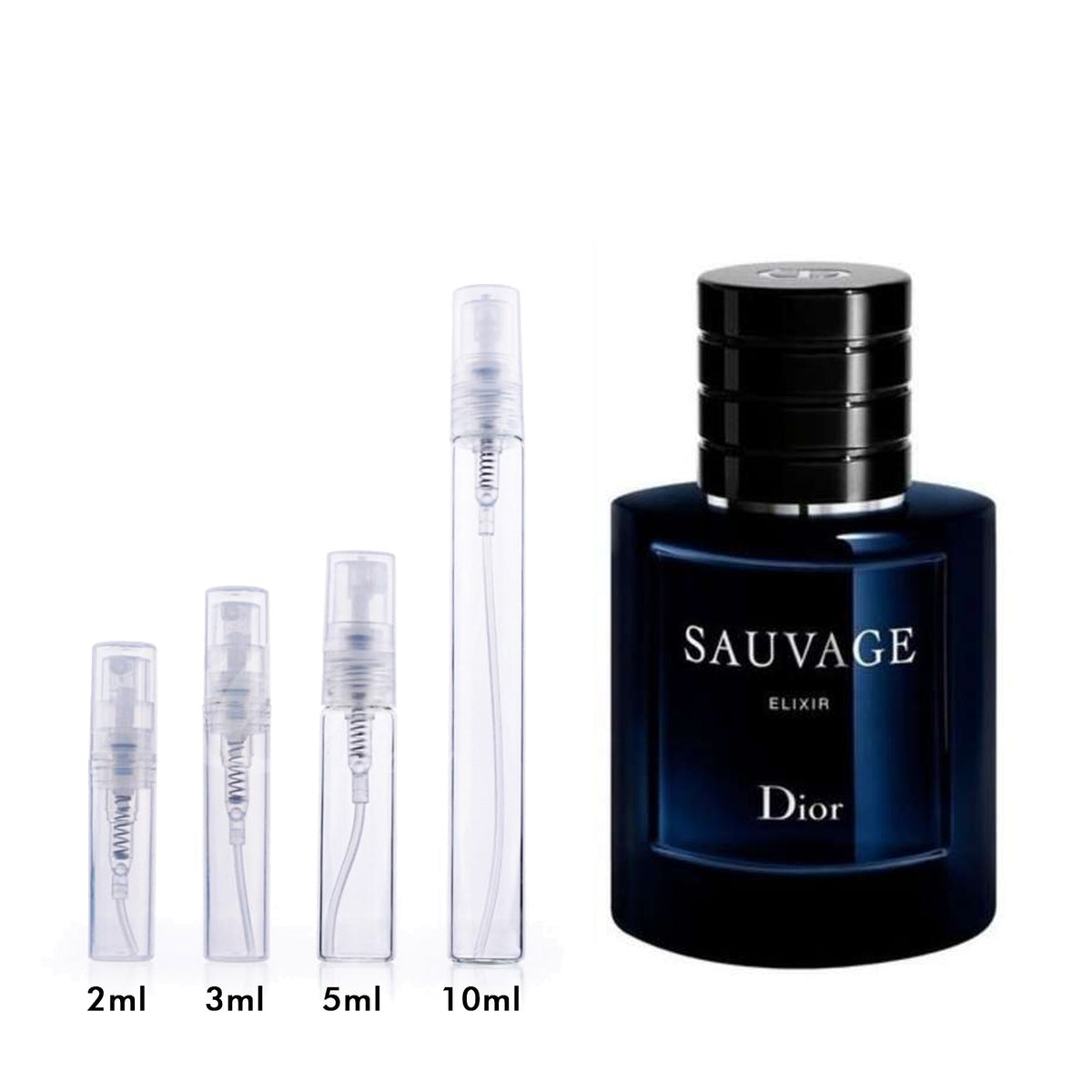 DIOR Sauvage Eau De Toilette 10ml/Sauvage Parfum/Elixir/Bleu De Chanel  Samples